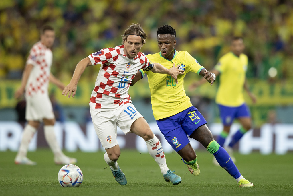 Brasil x Croácia pelas quartas de final da Copa do Mundo C…